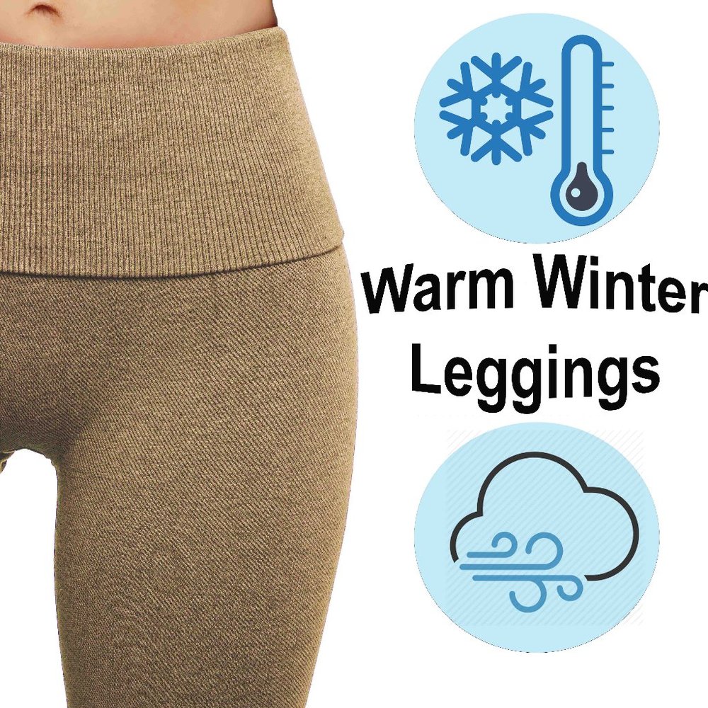 French terry winter thick leggings - Picture 3 of 7